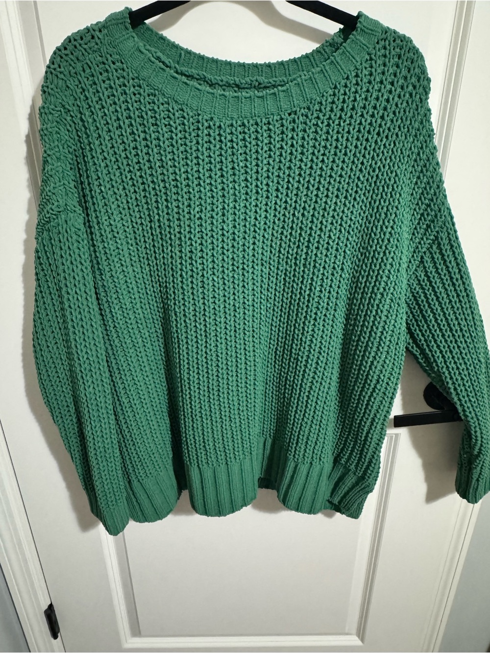 American Eagle Outfitters Green Knit Oversized Sweater